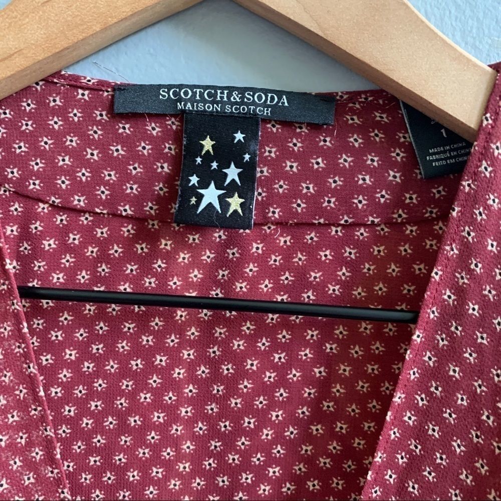 Scotch & Soda Pattern Block Belted Kimonodress - image 8